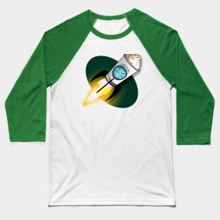 Starbucks Latte Rocket Baseball T-Shirt